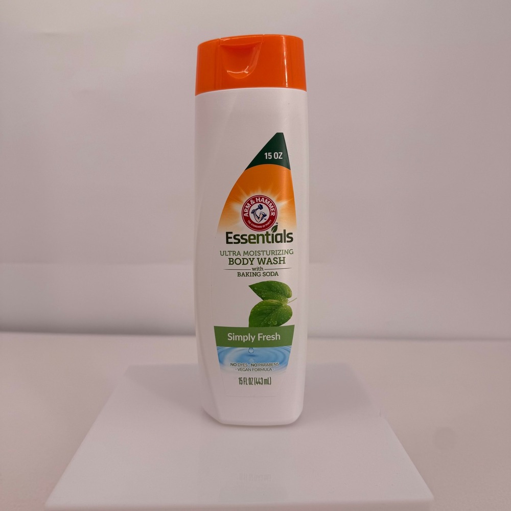 Arm & Hammer Essentials Ultra Moisturizing Body Wash Simply Fresh 15 fl oz